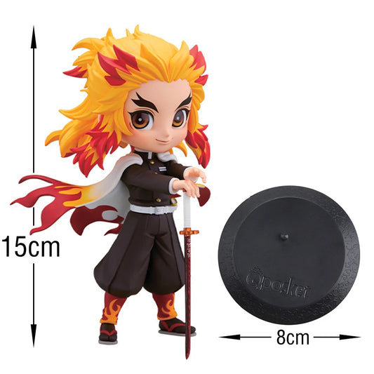 15CM Anime Demon Slayer Kimetsu no Yaiba Figures β Kamado Tanjirou, Agatsuma Zenitsu & Nezuko Warrior PVC Models