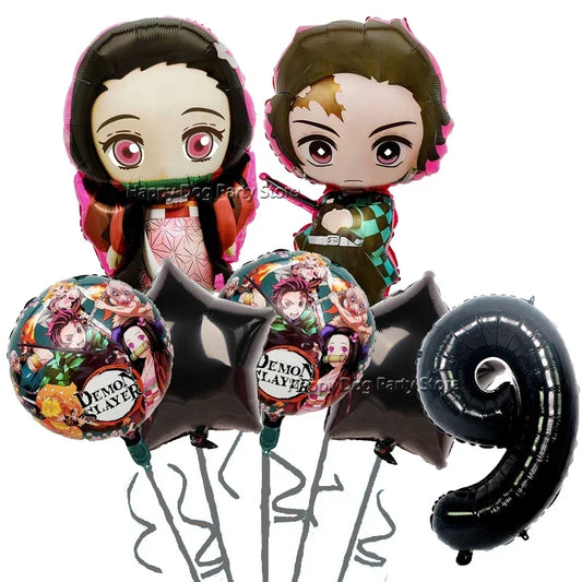 Kit Demon Slayer Balloons – Children’s Birthday & Baby Shower Party Decorations