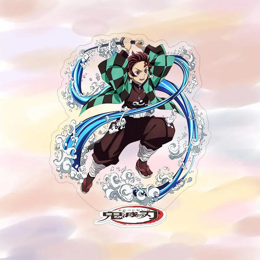 Demon Slayer Double Acrylic Standing Model β Tanjirou, Kyoujurou & Nezuko Display Ornaments