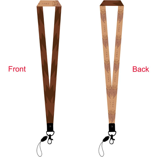 Cute Anime Lanyard Keychain – Kimetsu No Yaiba Demon Slayer ID Card & Phone Holder