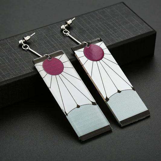 Drop Earrings – Anime Acrylic Demon Slayer Tanjiro Earrings for Men & Women
