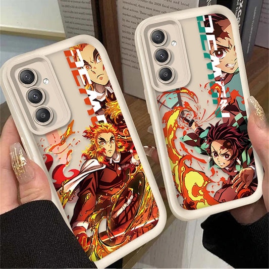 Anime Cartoon Demon Slayer Phone Case – For Samsung Galaxy A14, A15, A25, A35, A52, A53, A54, A55 5G, S21, S22, S23, S24 FE/Plus/Ultra