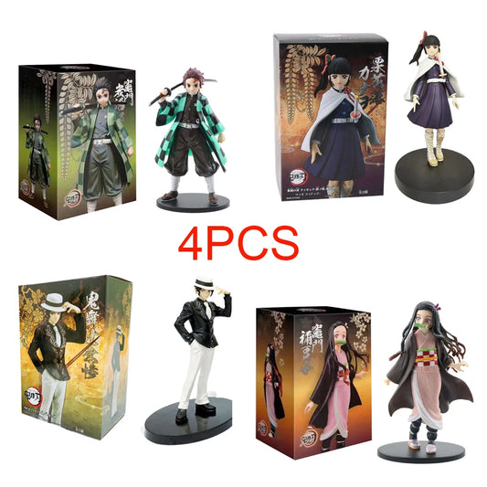 16cm Newest Anime 4pcs Demon Slayer Kimetsu no Yaiba Figures – Kamado Nezuko Action Collection