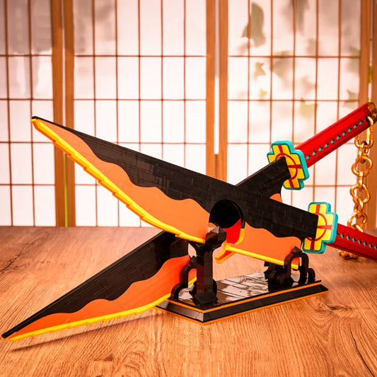 1478pcs Demon Slayer Samurai Sword Building Blocks Set – Anime Weapon Model & Action Figures
