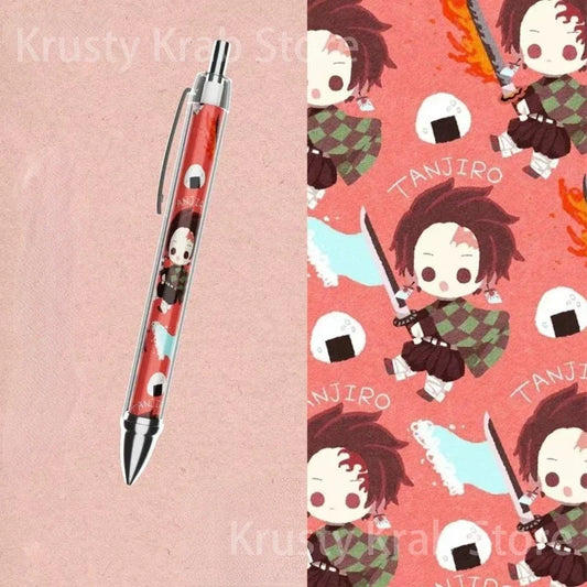 Demon Slayer Tanjirou Gel Pens 0.5mm – Anime Figure Kawaii Pens Set