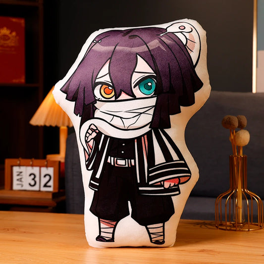 45cm Demon Slayer Anime Plush Toys – Kawaii Nezuko, Shinobu, Tanjiro, Mitsuri, Zenitsu & Inosuke Stuffed Dolls