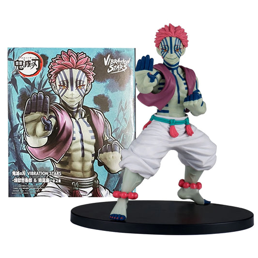 20cm Anime Figure – Demon Slayer Juuni Kitsuki Akaza Battle PVC Statue