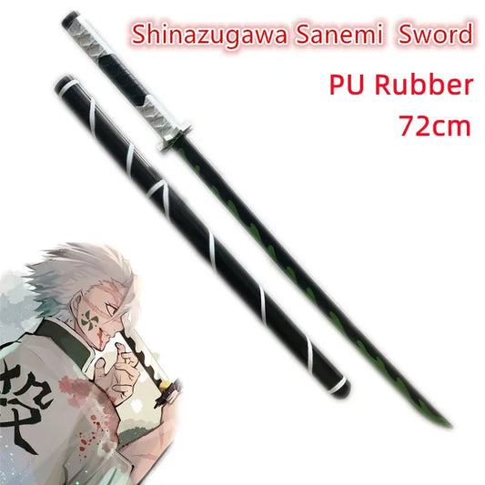 72cm Demon Slayer Rubber Katana – Tanjiro, Zenitsu & Kyojuro Cosplay Toy Swords