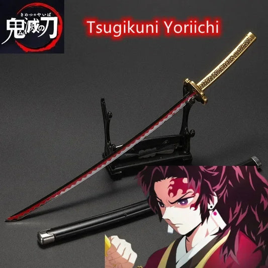 25cm Metal Demon Slayer Katana – Tanjiro Mini Sword Model