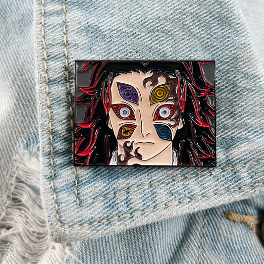 Kokushibo Badge – Anime Kimetsu No Yaiba Character Lapel Pin