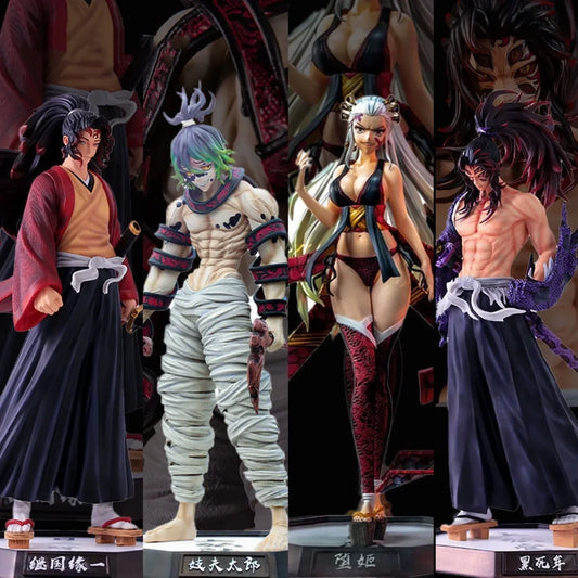 Anime Demon Slayer Figure Set – Kamado Tanjirou, Nezuko, Zenitsu & Inosuke PVC Models