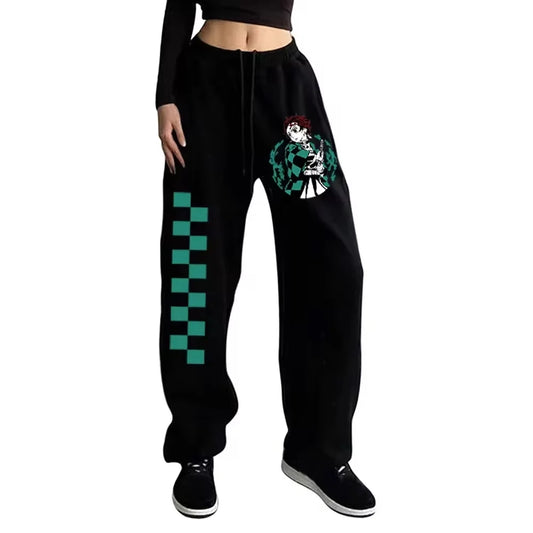 2025 Japanese Anime Demon Slayer Joggers – Women’s & Men’s Running Pants