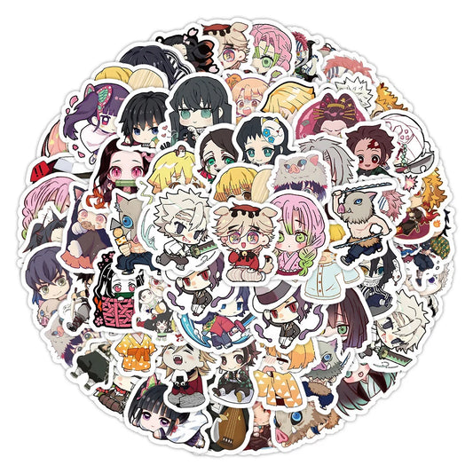 10/30/60PCS Cute Demon Slayer Anime Stickers – Kamado Nezuko Cartoon Decals for DIY Decoration