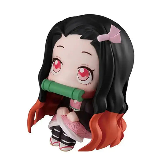 9cm Anime Demon Slayer Figure – Kamado Nezuko & Kamado Tanjirou Kawaii Q Version PVC Models
