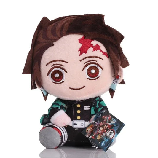 Demon Slayer Plush Stuffed Toys – Tsugikuni Yoriichi, Tsugikuni Michikatsu & Akaza Anime Cartoon Figures