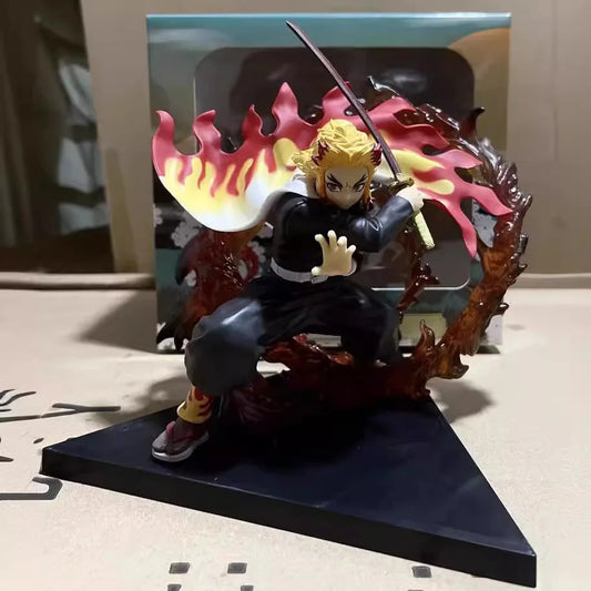 20CM Demon Slayer Rengoku Kyoujurou Action Figure – Inflammation Hashira Collectible Model