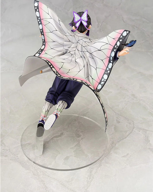 18CM Anime Demon Slayer Action Figure – Kochou Shinobu Butterfly Pillar PVC Model
