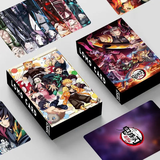 30PCS Anime Demon Slayer: Kimetsu No Yaiba Double-sided Photo Card Set