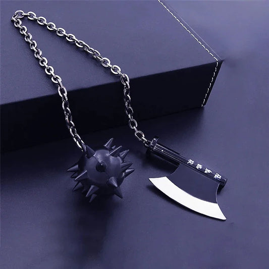 40cm Demon Slayer Sword – Stone Hashira Gyomei Himejima Nichirin Blade (Keychain Collectible)