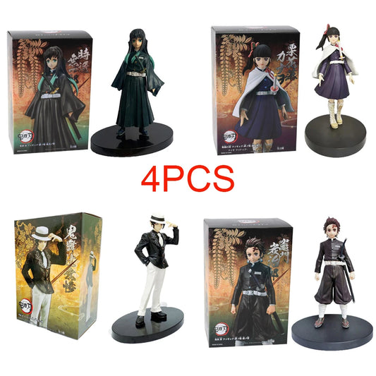 16cm Newest Anime 4pcs Demon Slayer Kimetsu no Yaiba Figures – Kamado Nezuko Action Collection