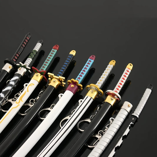 Demon Slayer Full Metal Katana Models – Tanjiro & Zenitsu Mini Jump Knives
