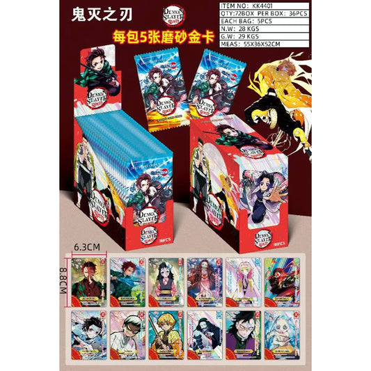 New 1m01 Demon Slayer Collection Cards – Japanese Anime Kimetsu no Yaiba Booster Box | TCG Card Toy Hobbies Gifts