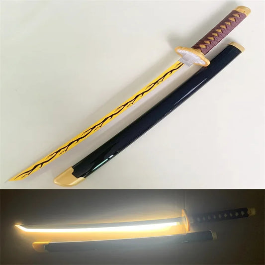104cm Demon Slayer Nichirin Lightsword – Rengoku Kyoujurou Acrylic Katana Cosplay Prop