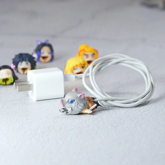 Anime Demon Slayer Charging Cord Protection – Tanjirou USB Cable Case