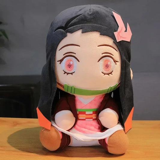 20cm Hot Japan Demon Slayer Plush Dolls – Lovely Kimetsu No Yaiba Figures of Kamado Tanjirou, Nezuko, Zenitsu & Kyoujurou