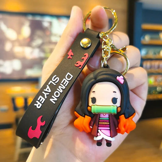 Demon Slayer Keychain – Kimetsu No Yaiba Kamado Tanjirou Figure Key Chain