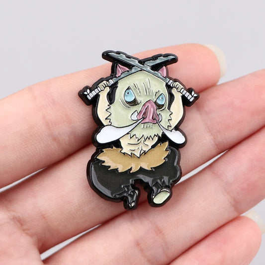 Anime Enamel Pin – Nezuko Brooches for Women