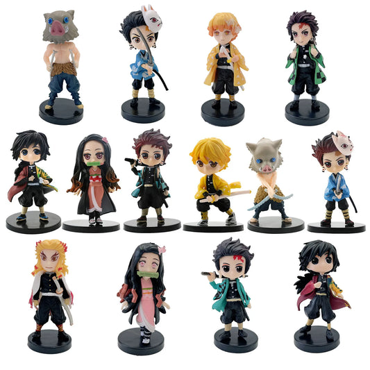 Q Posket Demon Slayer Mini Figure Sets – 9PCS / 10PCS / 14PCS