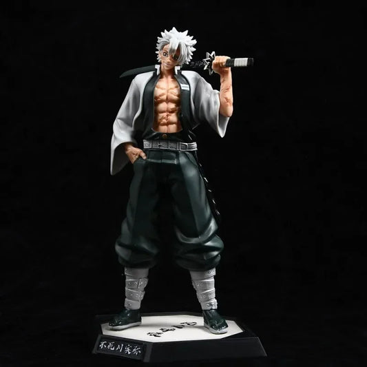 30CM Demon Slayer Anime Figure GK – Shinazugawa Sanemi Standing Statue