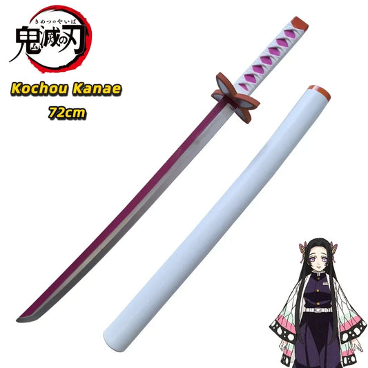 72cm Demon Slayer Katana – Original Anime Assembled Cosplay Swords (Rengoku Kyoujurou & Tanjirou)