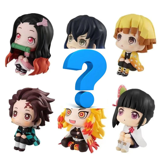 6CM Anime Demon Slayer Doll Toys – Nezuko, Tanjirou, Zenitsu, Inosuke, Kyoujurou & Kanawo Figures