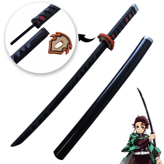 Demon Slayer Katana Sword – Original 72cm Cosplay Weapon (Rengoku Kyoujurou & Kamado Tanjirou)