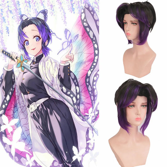 12 Styles Japanese Anime Cosplay Wigs – Nezuko, Agatsuma Zenitsu & More from Demon Slayer