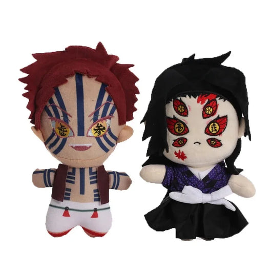 Demon Slayer Plush Stuffed Toys – Tsugikuni Yoriichi, Tsugikuni Michikatsu & Akaza Anime Cartoon Figures