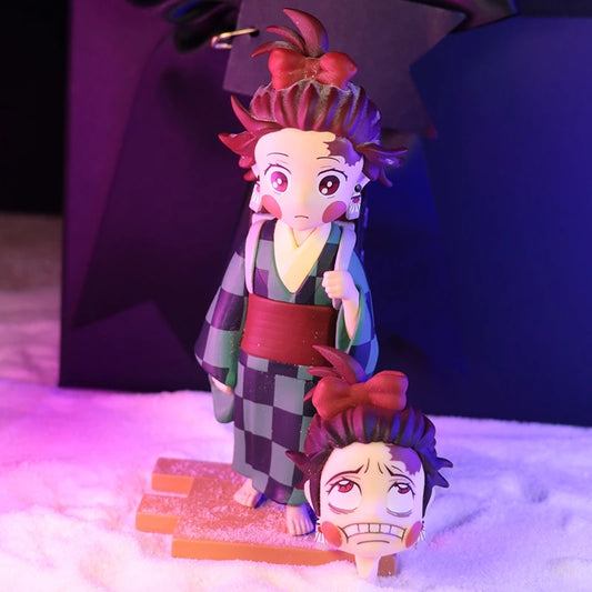 Demon Slayer Anime Figures – Tanjirou, Agatsuma Zenitsu & Hashibira Inosuke PVC Action Models