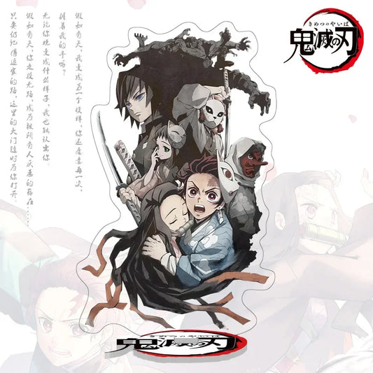 Anime Demon Slayer Acrylic Stand – Kimetsu no Yaiba Miniature Figurines & Decor