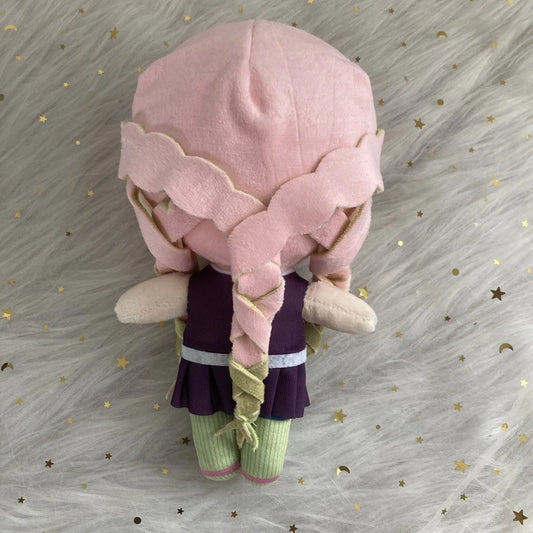 20cm Anime Demon Slayer Kanroji Mitsuri Plush Doll Toy – Kimetsu no Yaiba Cosplay Cute Soft Stuffed Pillow Birthday Gift