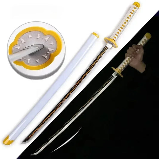 31/40-Inch Demon Slayer LED Katana – Kyoujurou Rengoku Luminous Sword Cosplay Prop