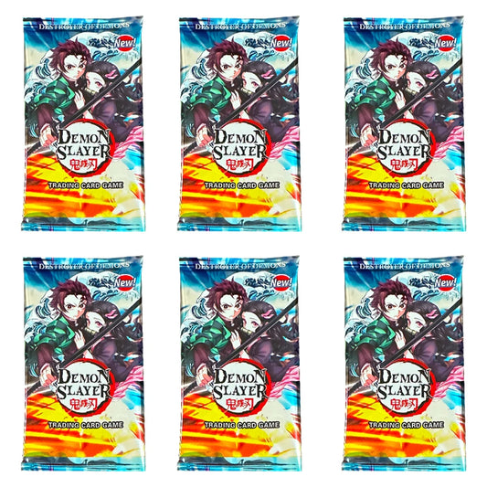 36PCS New English Version Demon Slayer Cards – Rare SR Card Japanese Anime Booster Box | TCG Card Toy Hobbies Gifts