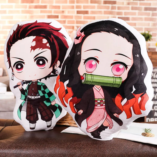 Kamado Tanjirou & Nezuko Plush Stuffed Pillow – Anime Demon Slayer Dakimakura