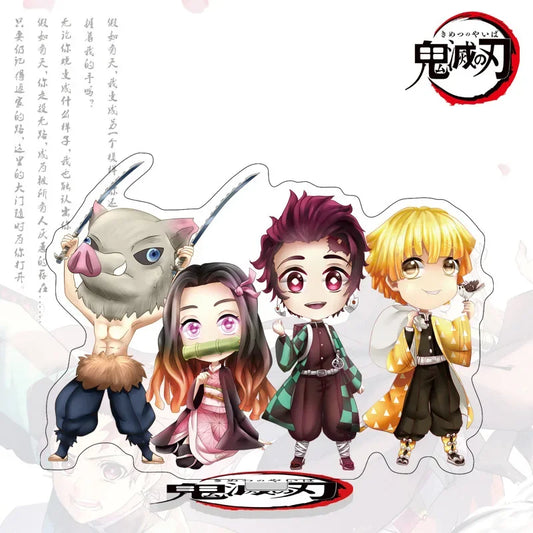 Anime Demon Slayer Acrylic Stand – Kimetsu no Yaiba Miniature Figurines & Decor