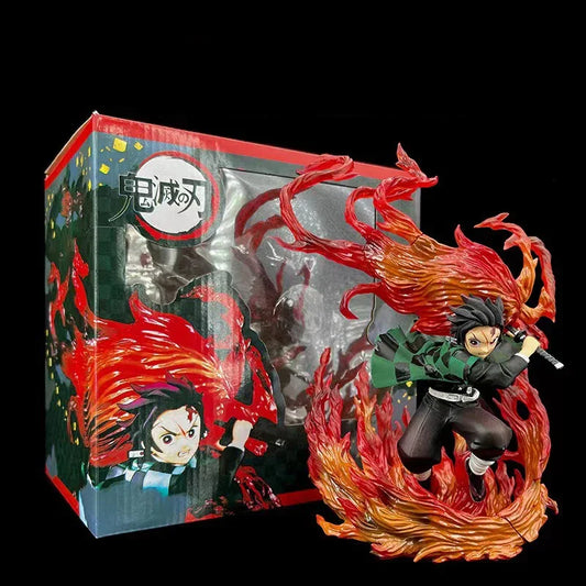 Anime Kimetsu No Yaiba Figuarts Zero Tanjiro Kamado Hinokami Kagura Action Figure – Demon Slayer Figurine Model Gifts
