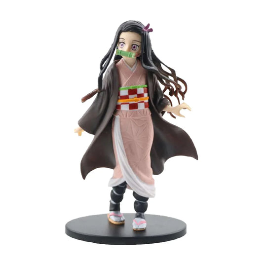 Anime Figure Set – Kamado Tanjirou, Nezuko, Zenitsu & Inosuke PVC Demon Slayer Models