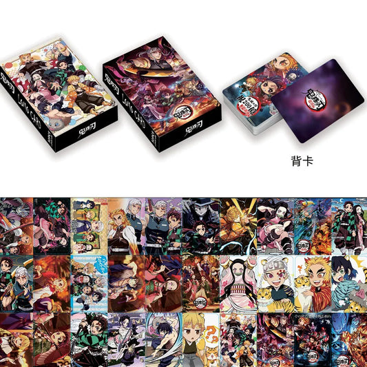 30PCS Anime Demon Slayer: Kimetsu No Yaiba Double-sided Photo Card Set