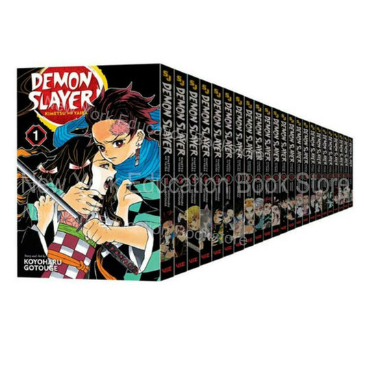 23 Books Anime Demon Slayer Kimetsu No Yaiba Manga – Volume 1-23 English Version Comic Set