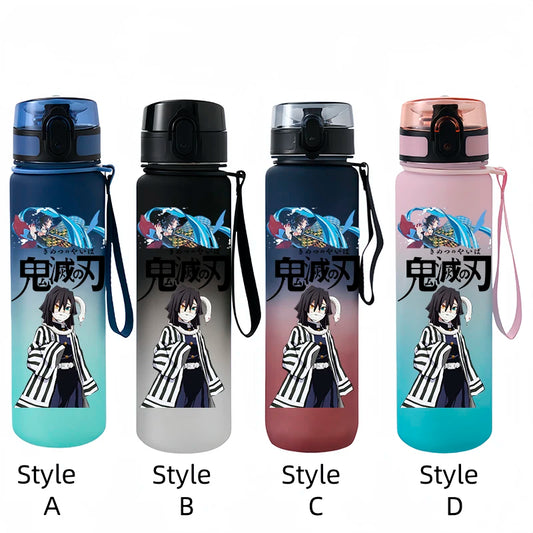 Demon Slayer Tanjirou & Nezuko Water Cup – 650ml Portable Outdoor Drinking Bottle for Kids